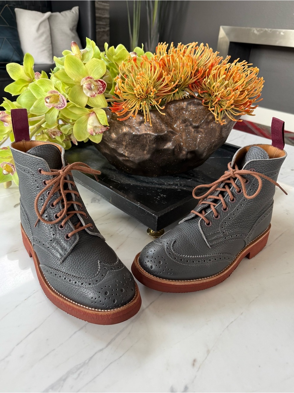 Tricker’s brogue women’s boots excellent condition - Picture 13 of 16
